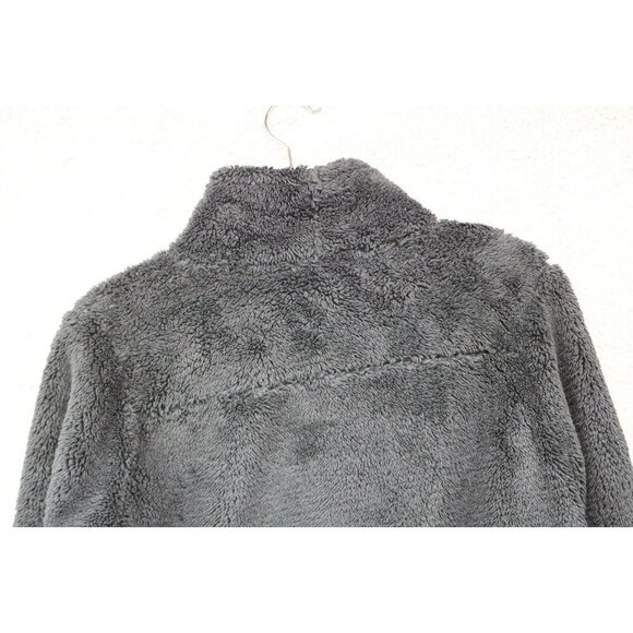 Vineyard Vines Black Plush Fleece Mock Neck Sweater-Size Small-Oversized - Picture 9 of 9